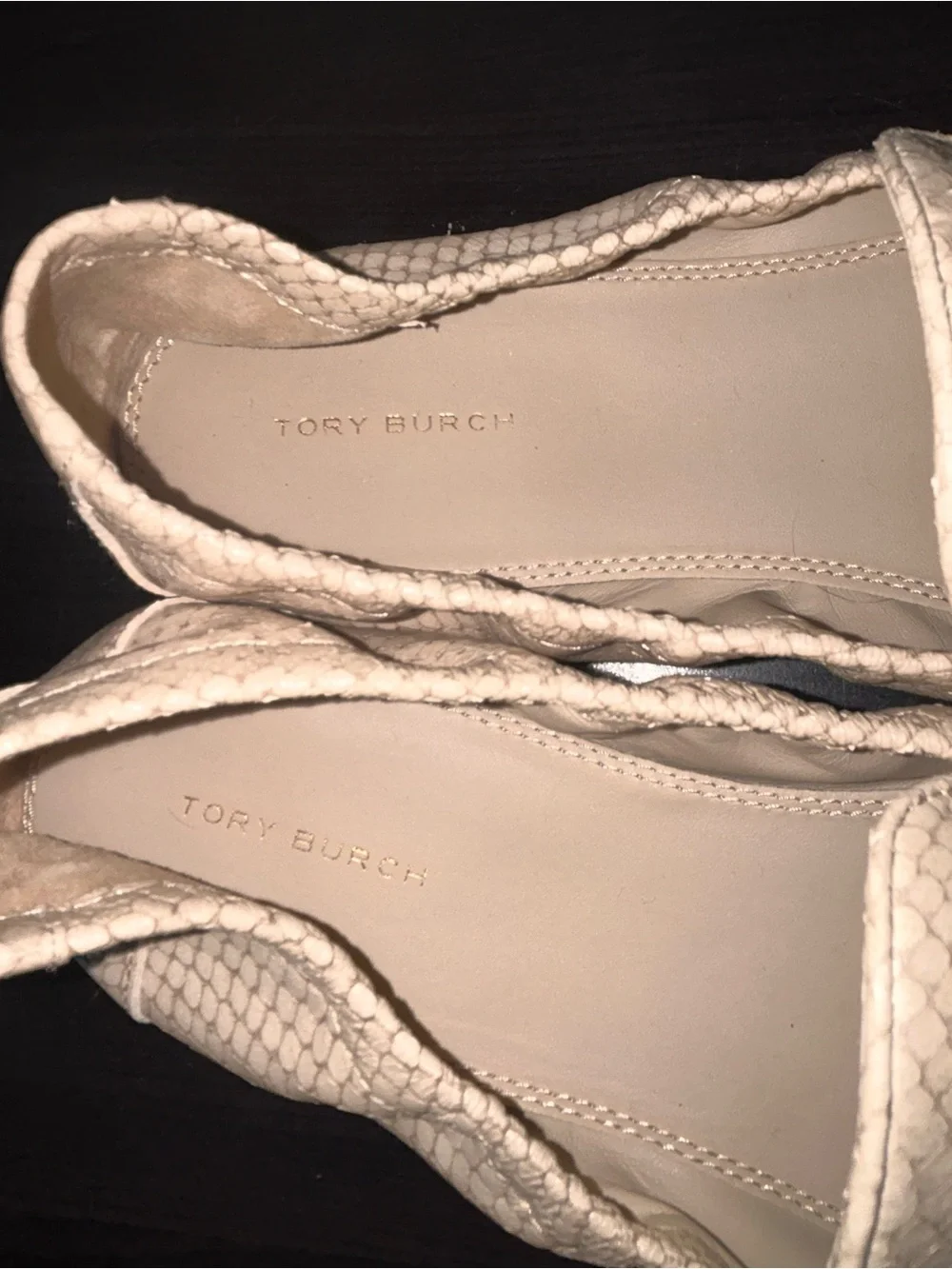 Tory Burch ballet loafers size 9 1/2 new